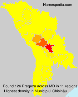 Surname Preguza in Moldova Surname Preguza in Moldova