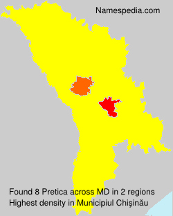 Surname Pretica in Moldova Surname Pretica in Moldova