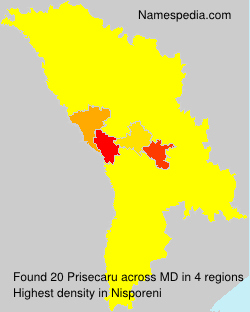 Surname Prisecaru in Moldova Surname Prisecaru in Moldova