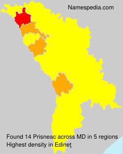 Surname Prisneac in Moldova Surname Prisneac in Moldova