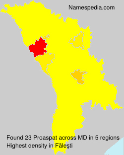Surname Proaspat in Moldova Surname Proaspat in Moldova