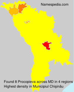 Surname Procopieva in Moldova Surname Procopieva in Moldova