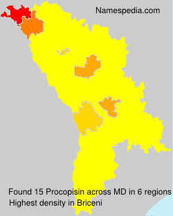 Surname Procopisin in Moldova Surname Procopisin in Moldova