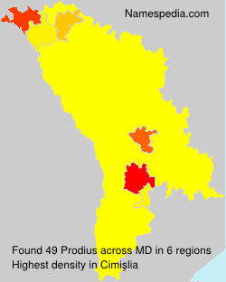 Surname Prodius in Moldova Surname Prodius in Moldova
