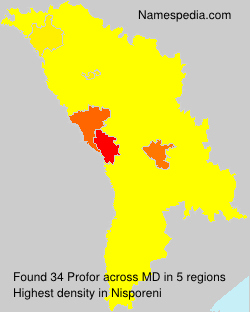 Surname Profor in Moldova Surname Profor in Moldova