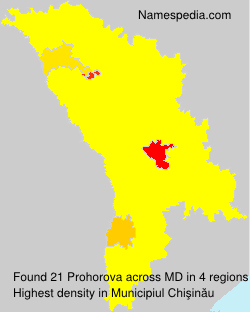 Surname Prohorova in Moldova Surname Prohorova in Moldova