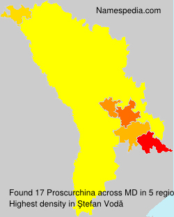 Surname Proscurchina in Moldova Surname Proscurchina in Moldova