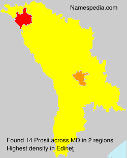 Surname Prosii in Moldova Surname Prosii in Moldova