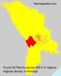 Surname Rachiu in Moldova