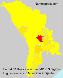 Surname Raetcaia in Moldova