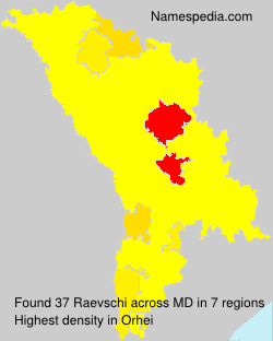 Surname Raevschi in Moldova Surname Raevschi in Moldova