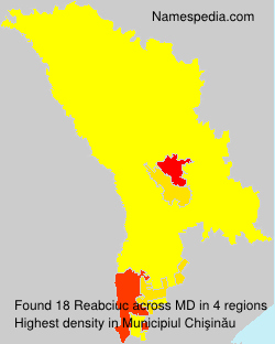Surname Reabciuc in Moldova Surname Reabciuc in Moldova