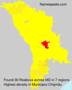 Surname Reabova in Moldova Surname Reabova in Moldova