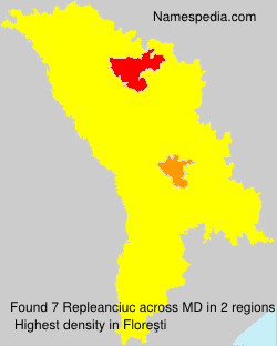 Surname Repleanciuc in Moldova Surname Repleanciuc in Moldova