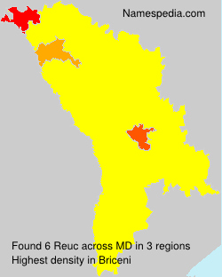 Surname Reuc in Moldova Surname Reuc in Moldova