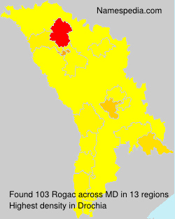 Surname Rogac in Moldova Surname Rogac in Moldova