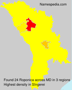 Surname Roponica in Moldova Surname Roponica in Moldova