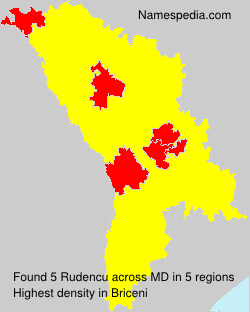 Surname Rudencu in Moldova Surname Rudencu in Moldova