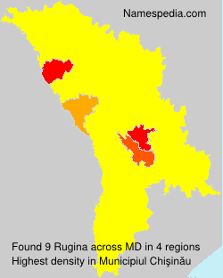 Surname Rugina in Moldova Surname Rugina in Moldova