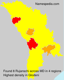 Surname Rujanschi in Moldova Surname Rujanschi in Moldova