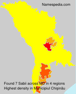 Surname Sabii in Moldova Surname Sabii in Moldova