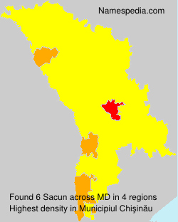 Surname Sacun in Moldova Surname Sacun in Moldova