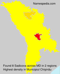 Surname Sadicova in Moldova Surname Sadicova in Moldova