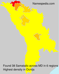 Surname Samatailo in Moldova Surname Samatailo in Moldova