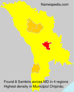Surname Sambris in Moldova Surname Sambris in Moldova