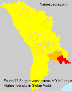 Surname Sargarovschi in Moldova Surname Sargarovschi in Moldova
