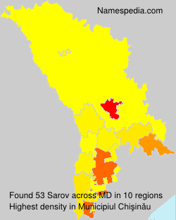 Surname Sarov in Moldova