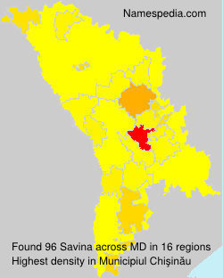 Surname Savina in Moldova Surname Savina in Moldova