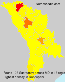 Surname Scerbacov in Moldova Surname Scerbacov in Moldova
