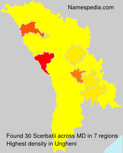 Surname Scerbatii in Moldova Surname Scerbatii in Moldova