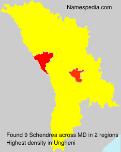 Surname Schendrea in Moldova Surname Schendrea in Moldova