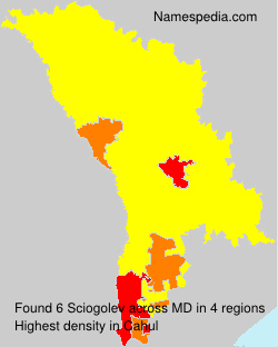 Surname Sciogolev in Moldova Surname Sciogolev in Moldova