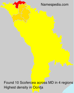 Surname Scofercea in Moldova Surname Scofercea in Moldova