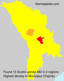 Surname Scolnii in Moldova Surname Scolnii in Moldova