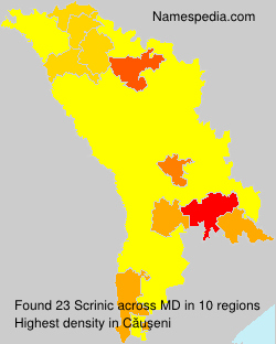 Surname Scrinic in Moldova Surname Scrinic in Moldova