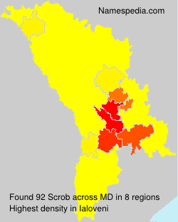 Surname Scrob in Moldova Surname Scrob in Moldova