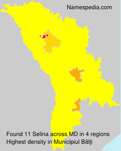 Surname Selina in Moldova