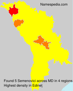 Surname Semenovici in Moldova Surname Semenovici in Moldova