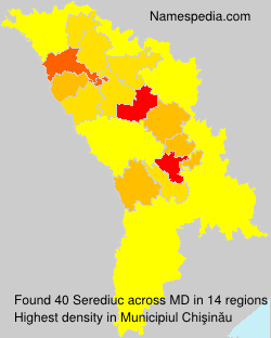 Surname Serediuc in Moldova Surname Serediuc in Moldova
