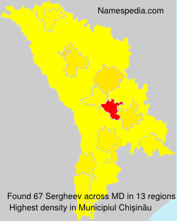 Surname Sergheev in Moldova Surname Sergheev in Moldova