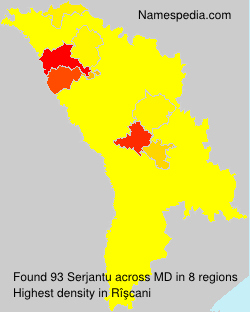 Surname Serjantu in Moldova Surname Serjantu in Moldova