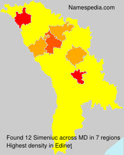Surname Simeniuc in Moldova Surname Simeniuc in Moldova