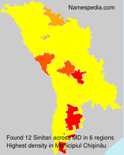 Surname Sinitari in Moldova Surname Sinitari in Moldova