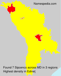 Surname Sipcenco in Moldova Surname Sipcenco in Moldova