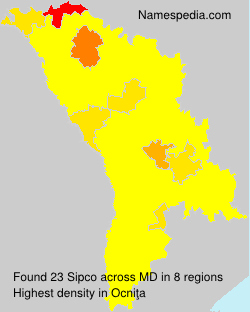Surname Sipco in Moldova Surname Sipco in Moldova