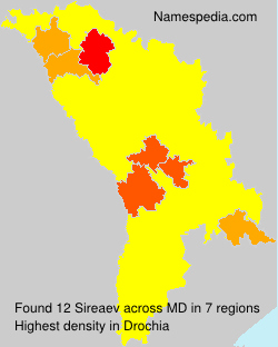 Surname Sireaev in Moldova Surname Sireaev in Moldova